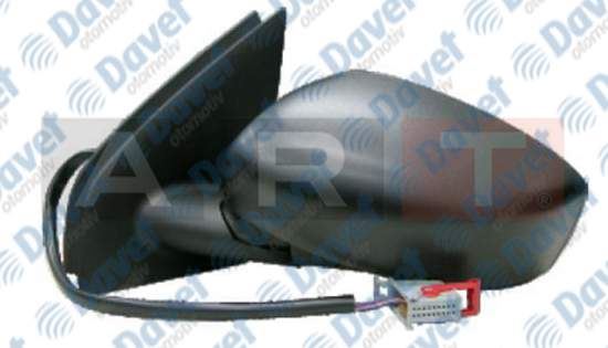 ART M001.1221 Dis Dikiz Aynasi Sol Fiat Stilo 01-07 Elektrikli Isitmali Astarli Sensorlu Kor Noktali  ####